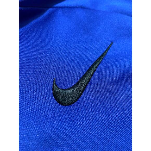 Nike Mens Large Blue Pullover Quarter Zip Stretch Dry Fit Jacket - Picture 9 of 9